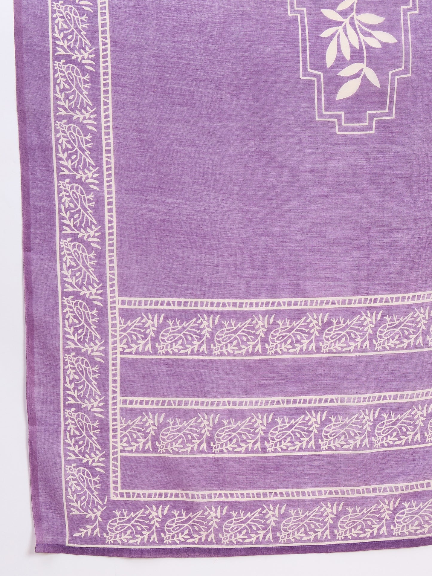 Ethnic Set Women Printed Anarkali Kurta And Pant Set With Dupatta